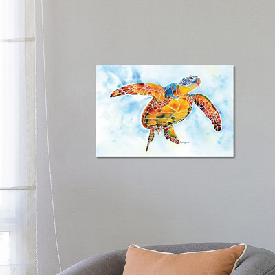 Sea Turtle I - Gentle Giant by Jo Lynch - Wrapped Canvas Gallery-Wrapped Canvas Giclée