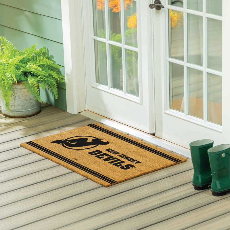Grand tapis couleur coco New Jersey Devils, 36 po x 24 po