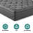 13"  Quilted Hybrid  Mattress With Moisture-Wicking Cover And High-Density Gel Memory Foam For Ultimate Comfort In A Box-1156395123