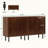 Rustic 4-Door Sideboard Cabinet Set
