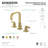 Kingston Brass NuvoFusion Two-Handle 3-Hole Deck Mount Widespread Bathroom Faucet with Retail Pop-Up Drain-28237156