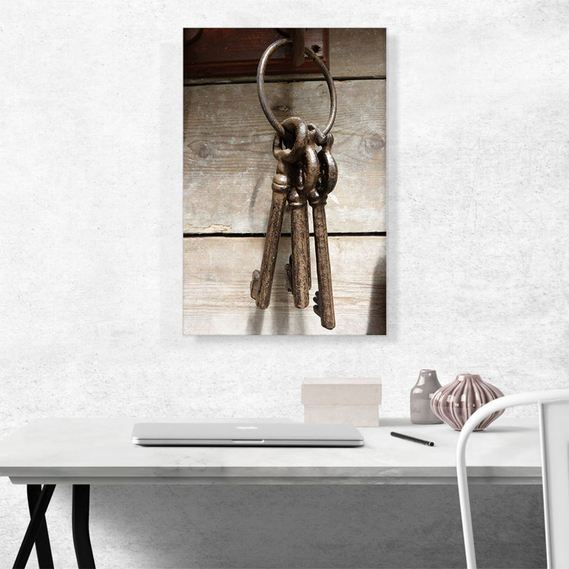 " Old Keys ", 26" H x 18" W x 0.75" D
