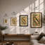 Bird Art Deco - Framed Print-1223984080-1223984082