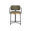 JALEN Upholstered Stool with Metal Frame