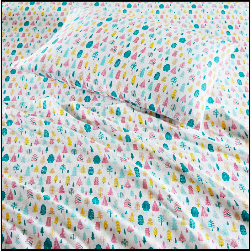 Ensemble de draps en coton 4 pièces