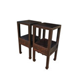 1 - Drawer Solid Wood Nightstand