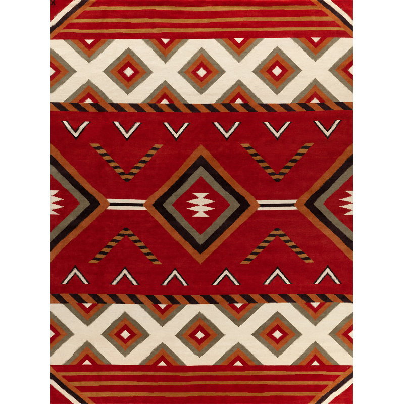 Mesa Wool Southwestern Area Rug, Rectangle 8' x 10'