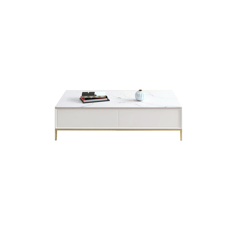 Modern Simple Light Luxury Rock Slab Coffee Table