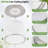 13" LED Flush Mount Ceiling Light Fixture, 3600LM, Modern Ceiling Light, Brushed Nickle Dimmable Ceiling Lamp for Living Room Kitchen,1 Pack-1434846403