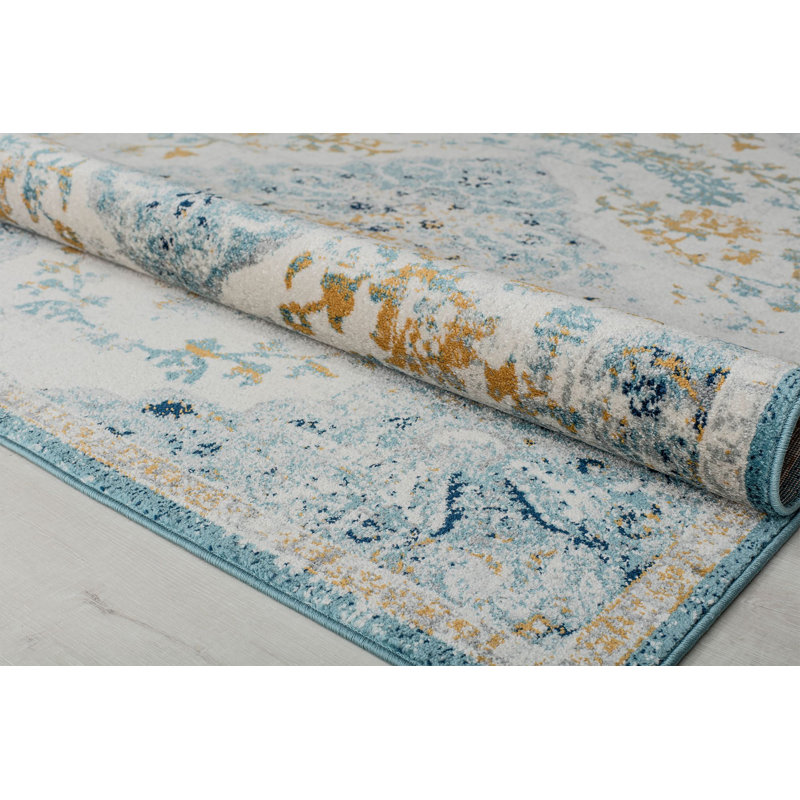 Hailey Vintage Fresh Chicory Area Rug, Runner 2'6" x 8'