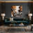 Wildlife Impala Black Canvas Wall Art