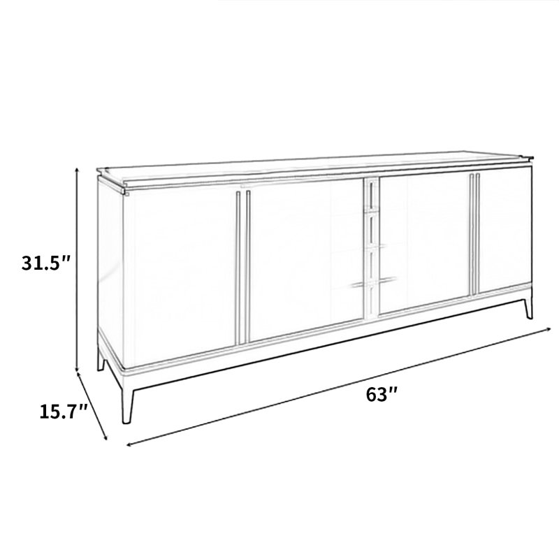 Simple Modern Sideboard Cabinet Home Locker