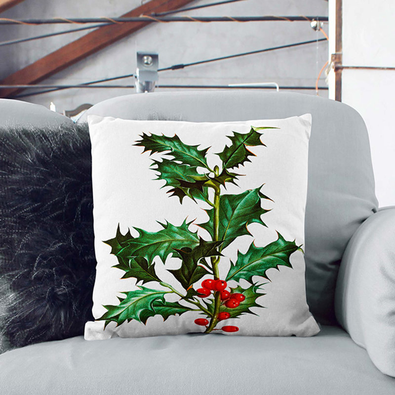Square Throw Cushion, 40cm H x 40cm W x 15cm D
