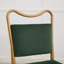 Chaise de salle à manger rembourrée en velours Mid-Century avec structure en métal grain de bois-1567952960-1571699650