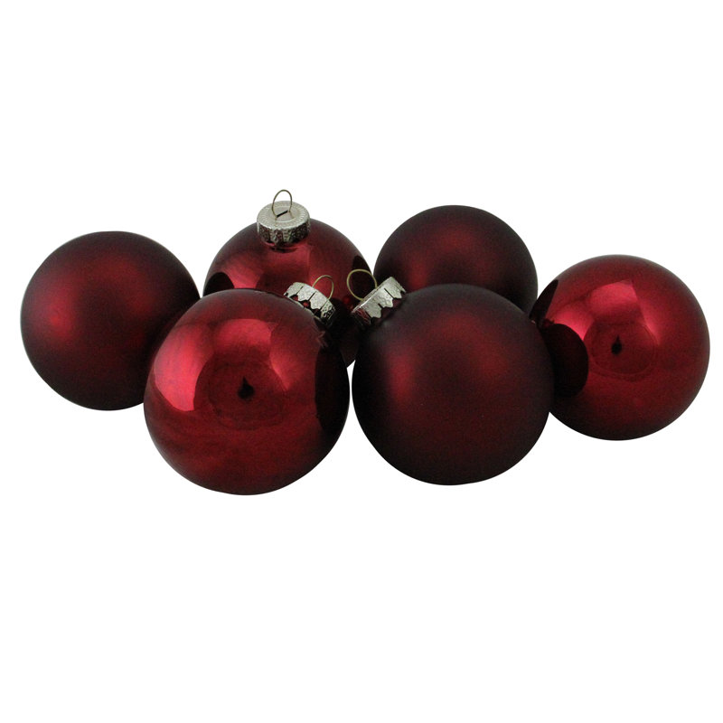 Ornement de Noël boule de verre, Bourgogne