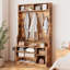 Arbre d'entrée Farmhouse - Banc, rangement pour chaussures, paniers latéraux et crochets pour le vestibule-1778044569-1684408164