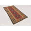 Tapis de zone en laine 3 pi 5 po x 6 pi 5 po main-of-kind noué la bourgogne Lorain
