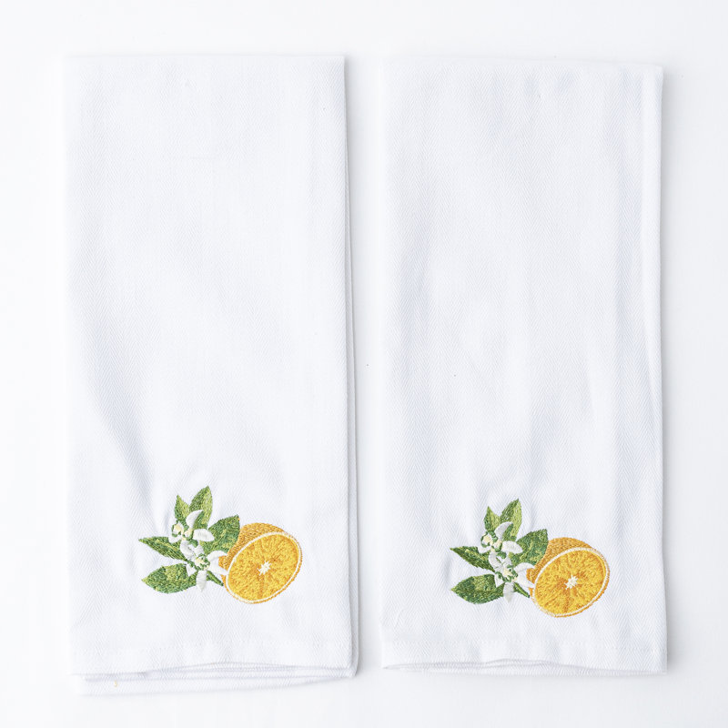 Orange Blossom Kitchen Towel Set