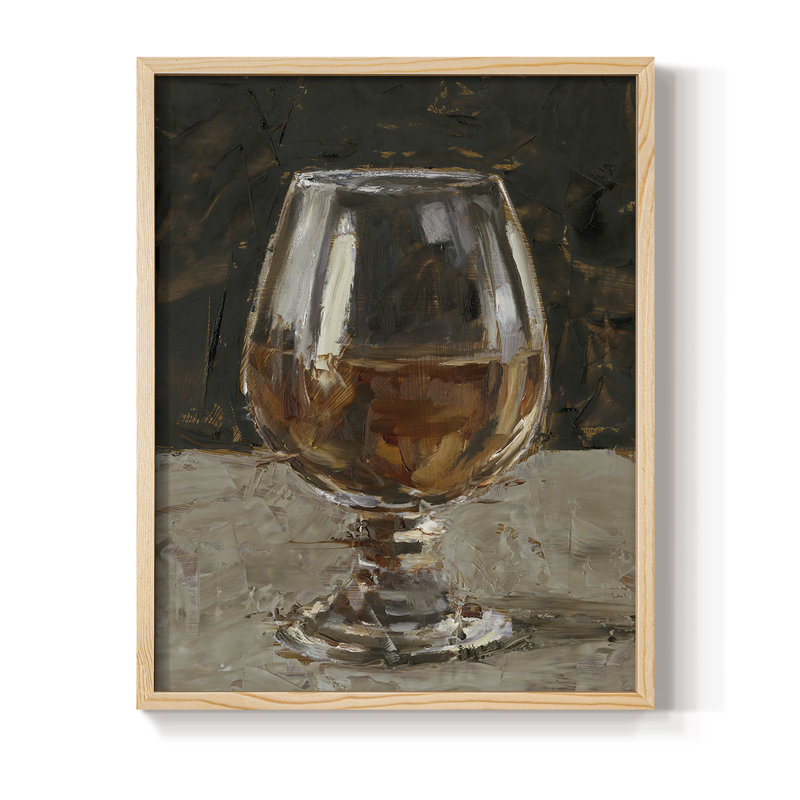The Hard Stuff III, reproduction encadrée - bois massif, H 21 po x l 17 po