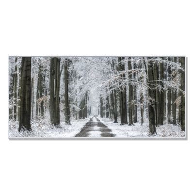 Forêt d'hiver - Photographie sur toile