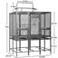 Cage à perroquet H 65 po avec plateau de jeu, cage à oiseaux en métal robuste avec support, tasses et perchoirs pour plusieurs oiseaux-140914157