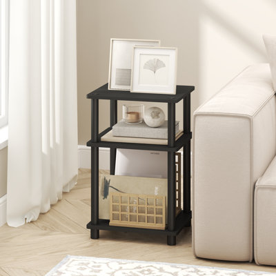 Turn-N-Tube 34.04cm W Manufactured Wood Bedside Table