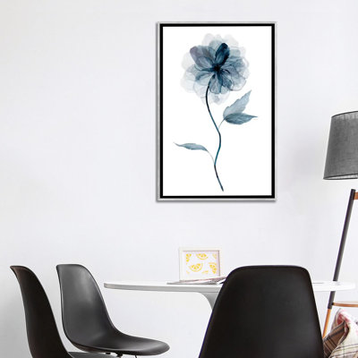« indigo floral i » par carol robinson, reproduction d’art