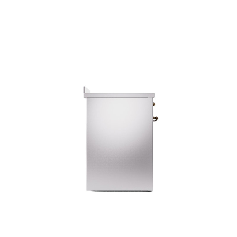 ILVE Nostalgie II 30 in Induction Range, Stainless Steel/Bronze