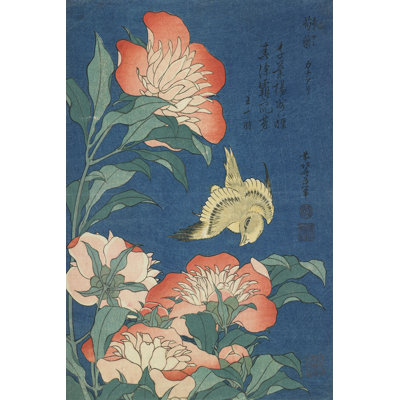 " Katsushika Hokusai Flowers And Bird III " by Katsushika Hokusai