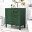 Meuble-lavabo simple autoportant en bois Genett avec grand rangement et lavabo en céramique-1388615408