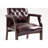 Leather Reception Guest Chairs  W/Padded Seat and Arms Ergonomic Mid-Back Office Executive Side Chair for Meeting Waiting Room Conference Office Guest Chairs