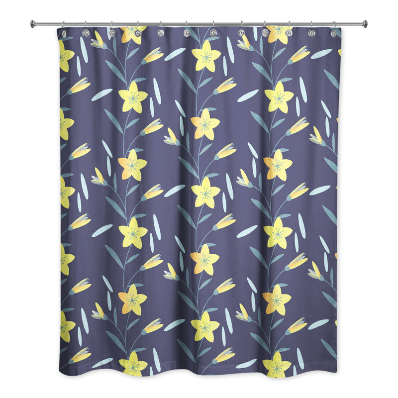 Rideau de douche Roshelle, Bleu marine