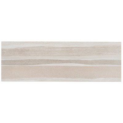 Arenza 12x36 Warm Beige Ceramic Large Format Stone-look Wall Tile (11.63 sq ft/case) - 4 Pack