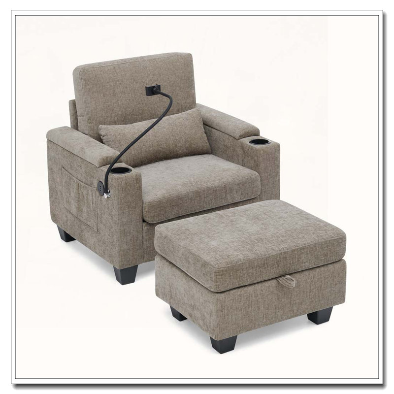 Single Sofa, Brown