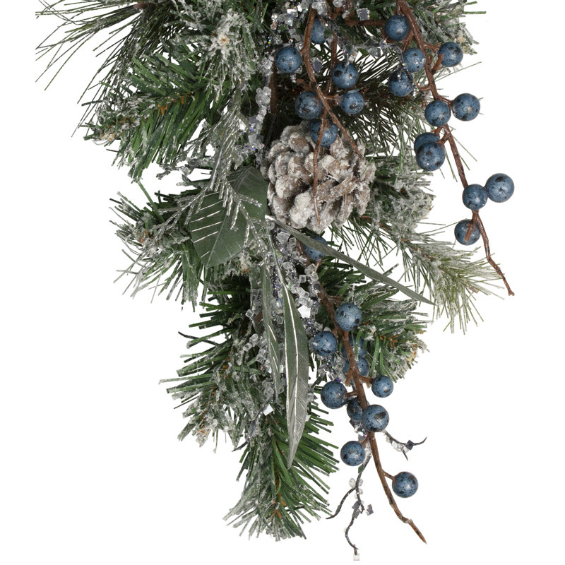 Ornement de Noël artificiel 28 po en forme de larme 28 po - non éclairé