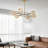 6 - Light Sputnik Modern Linear Chandelier