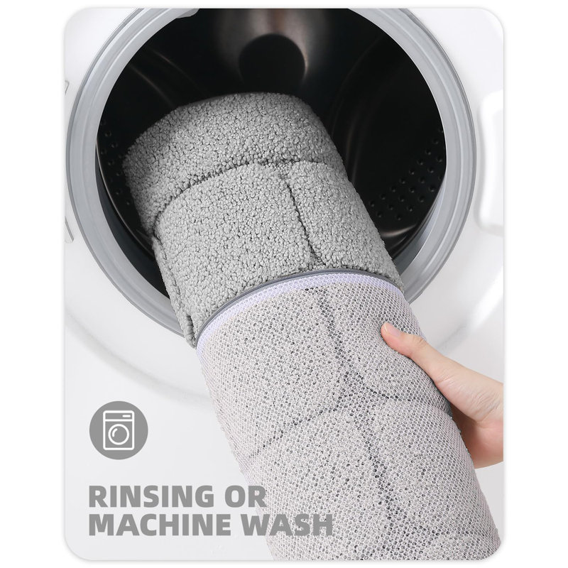 Tapis pour salle de bain antidérapant Rabun, Simple - l 24 po x L 36 po, Gris clair