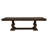 Wandie Rectangular Trestle Dining Table Dark Oak