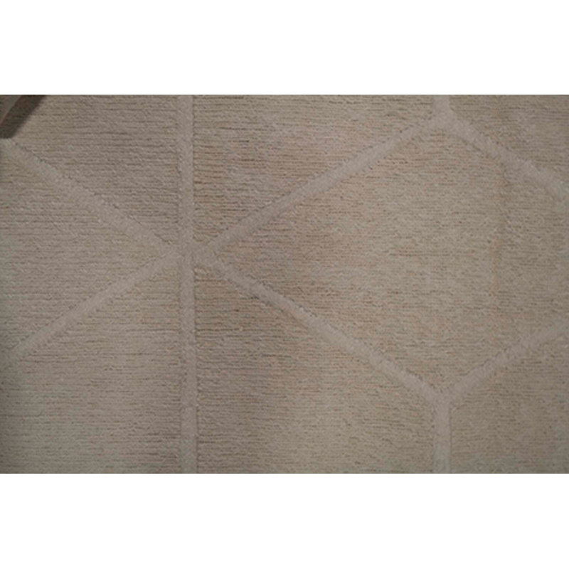 Tapis blanc de haute qualité noué à la main