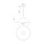 Luminaire suspendu conique à 1 lumière Johnson-88045037