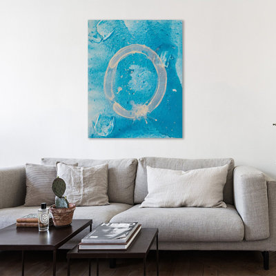 Blue 0 by Kent Youngstrom - Wrapped Canvas Painting