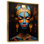 «African Blue Queen Traditional Jewellery» - art mural masque africain