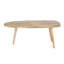 Dehon Solid Wood Three Leg Coffee Table