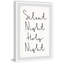 Silent And Holy Night - Single Picture Frame Print-529798568