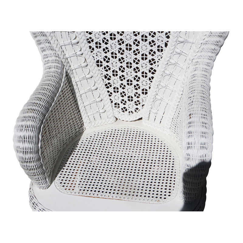 Chaise berçante Serpentine, Blanc