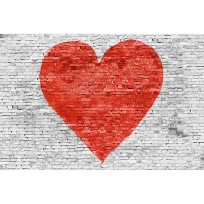 Symbol Of Love - Wrapped Canvas Print