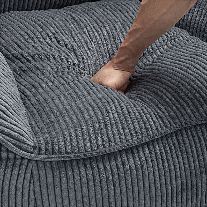 Fauteuil à billes, Gris foncé