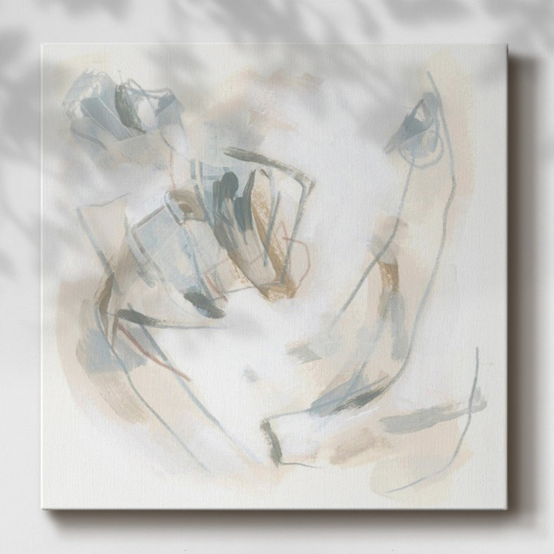 Neutral Assembly VII-Gallery Wrapped Canvas, 8" H x 8" W