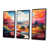 Cadre flottant noir