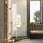 40.37'' W x 74.25'' H Hinged Frameless Shower Door-83967814